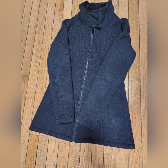 The north face women’s caroluna jacket quilted fleece lined black  size … - Picture 14 of 14